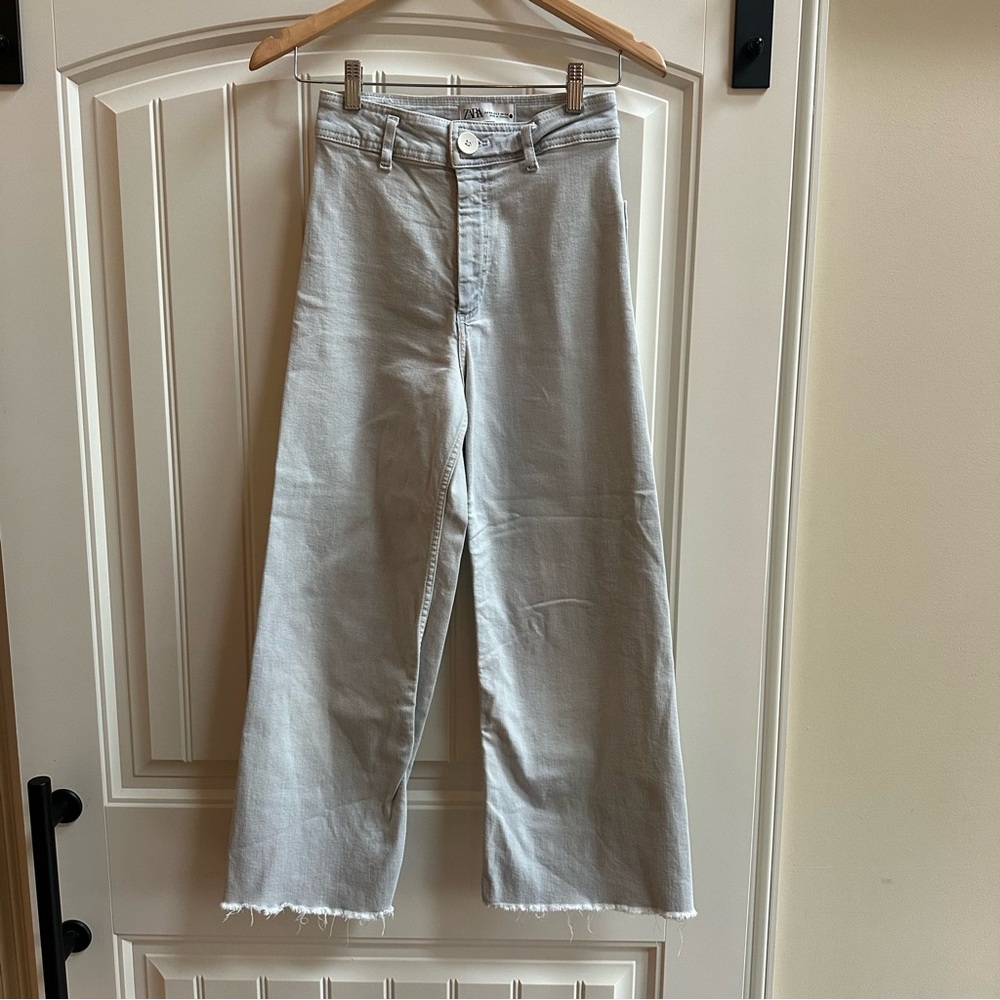ZARA The Marine Straight Denim Jean Lt. Wash Size: 2